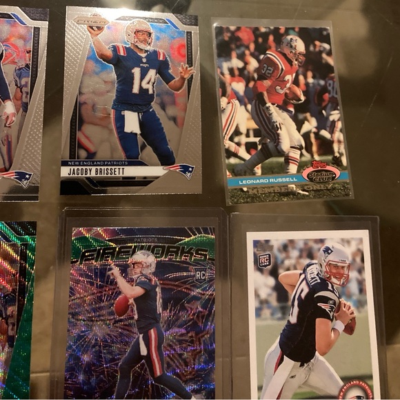 New England Patriots 11 card lot with 2024 Panini Prizm Fireworks Drake Maye #22 - Picture 6 of 12